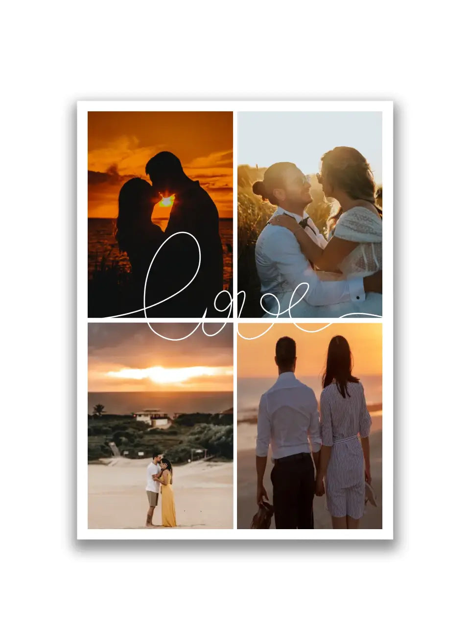 Love fotókollázs 4 képpel