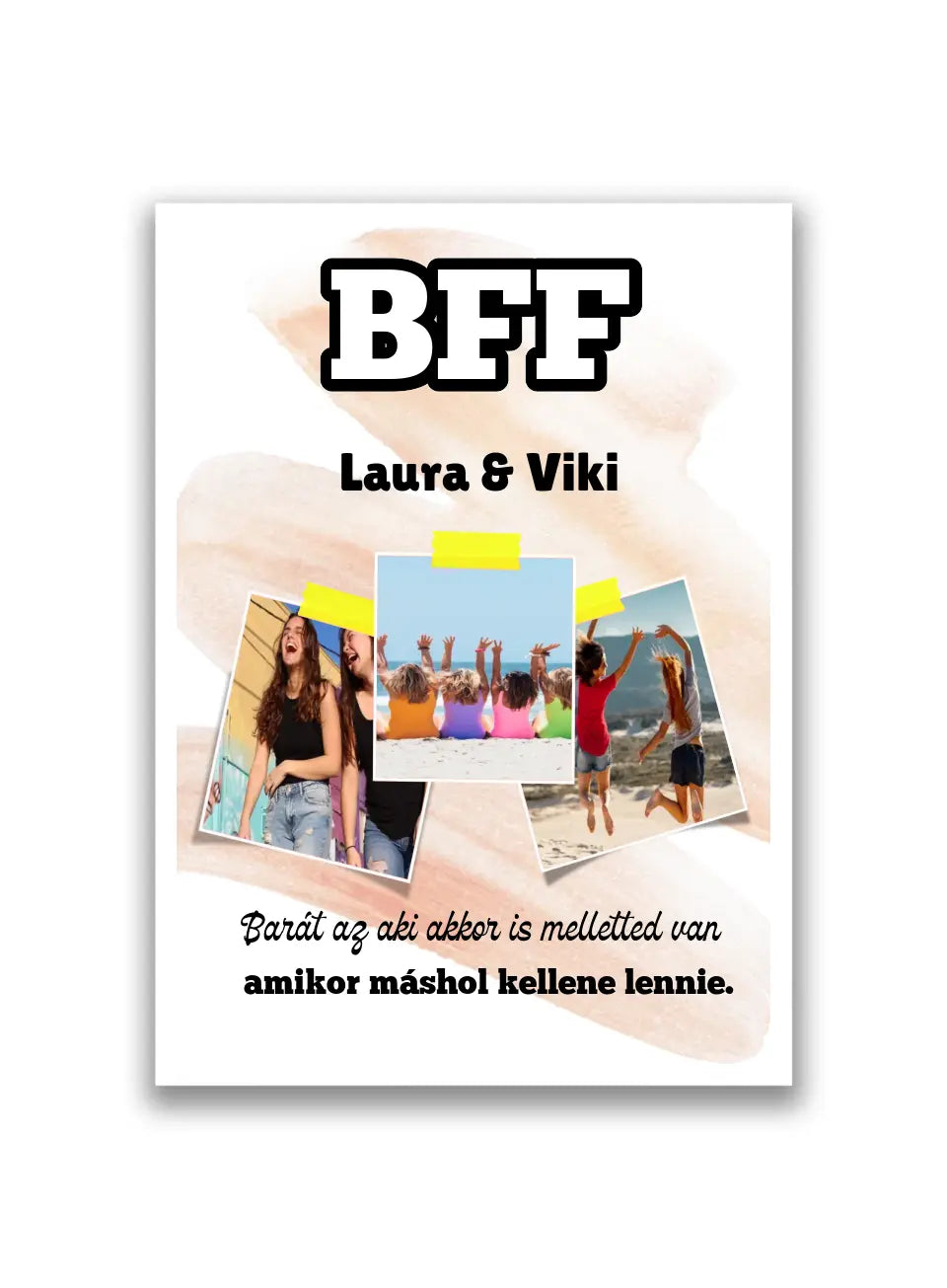 BFF fotókollázs 3 képpel