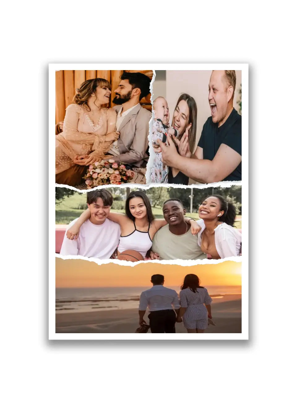 4 fényképes fotókollázs