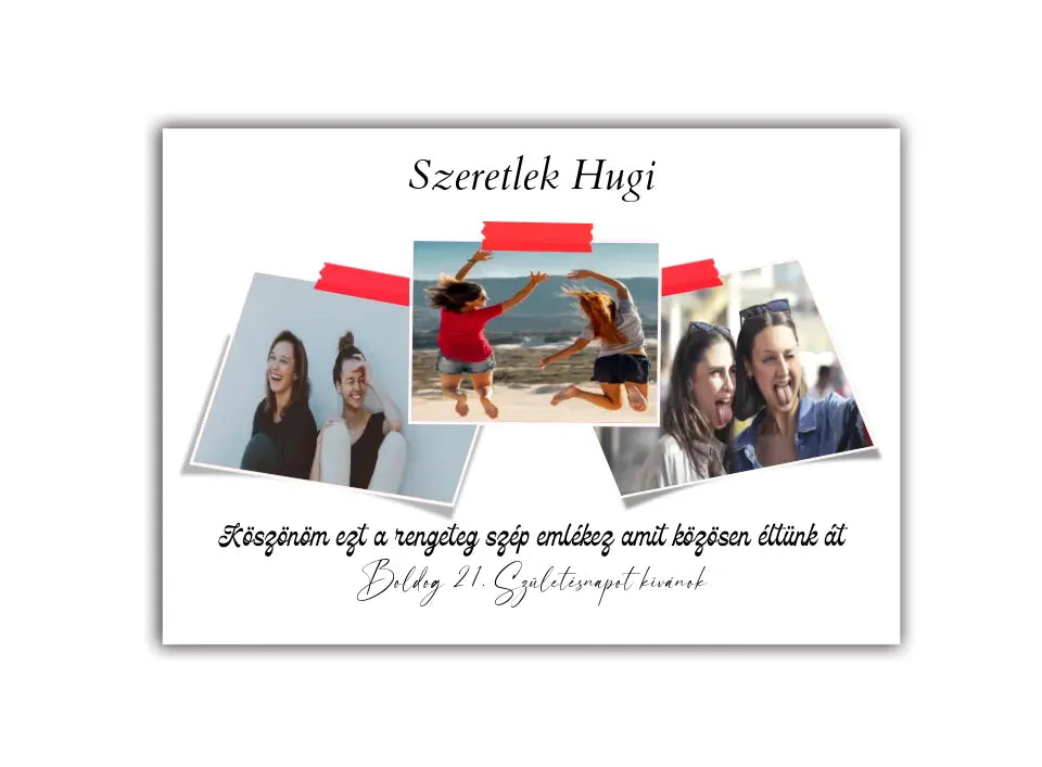 Tesós fotókollázs 3 képpel