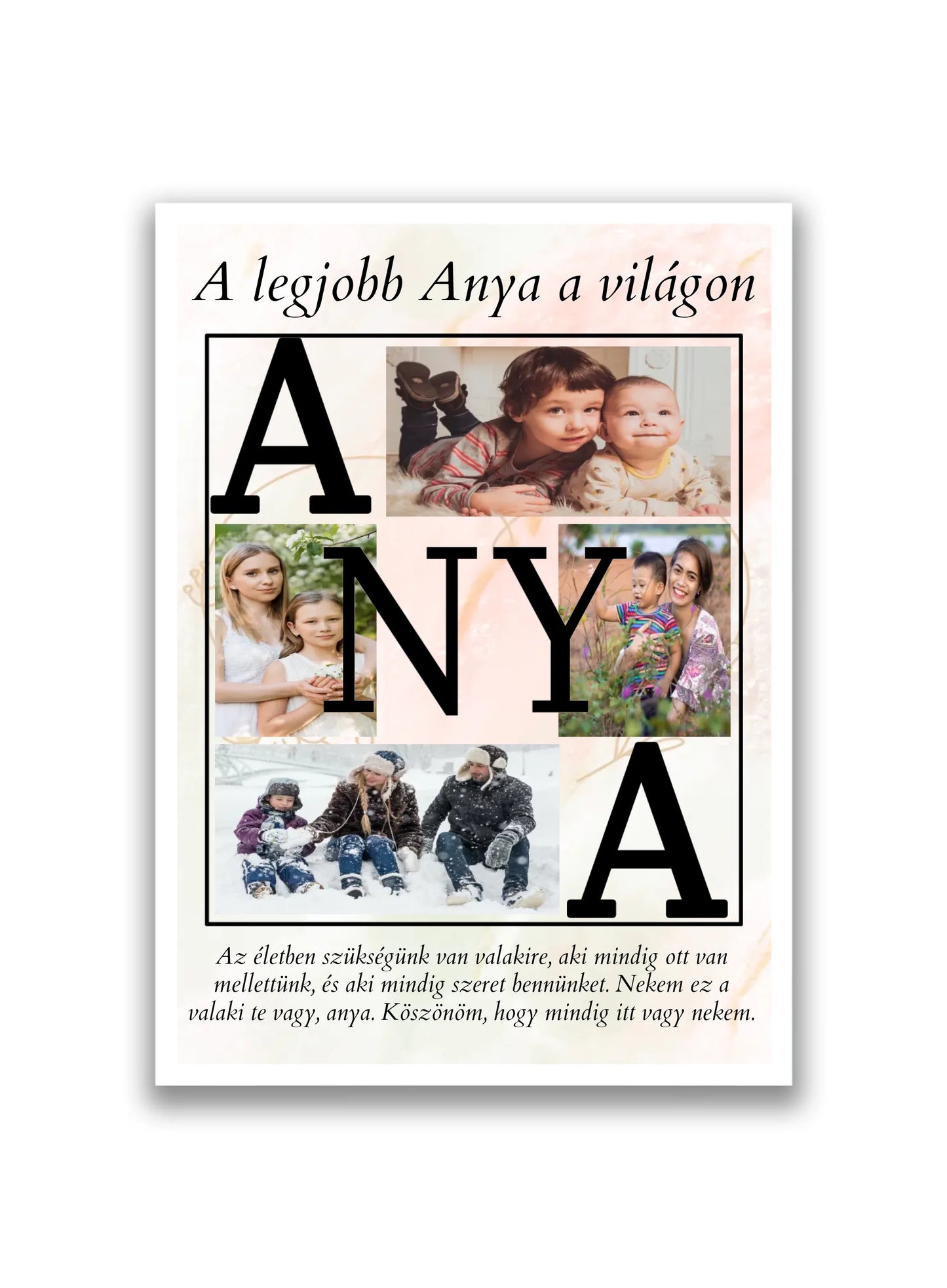 Anya fotókollázs 4 képpel