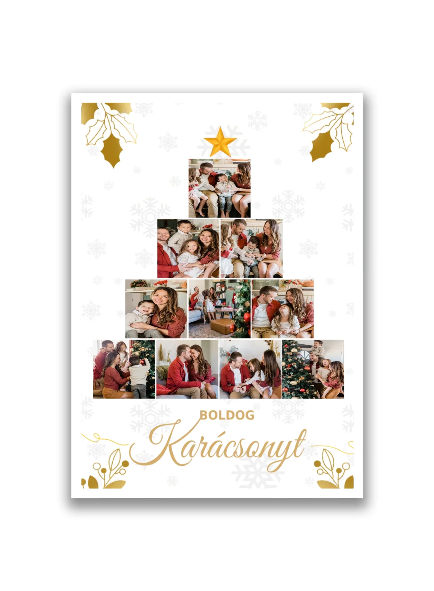Karácsonyi fotókollázs 10 fényképpel