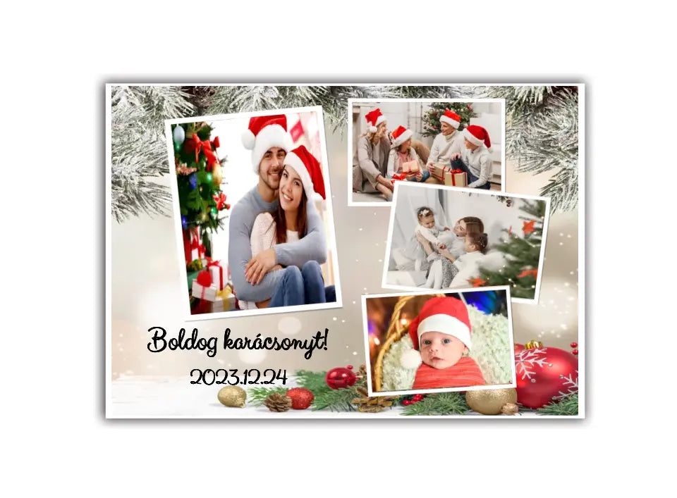 Karácsoniy kollázs 4 képpel