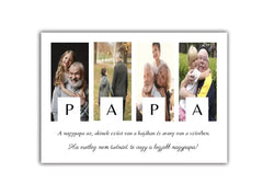 Papa fotókollázs 4 képpel