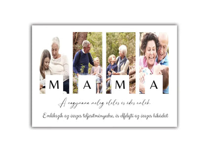 Mama fotókollázs 4 képpel
