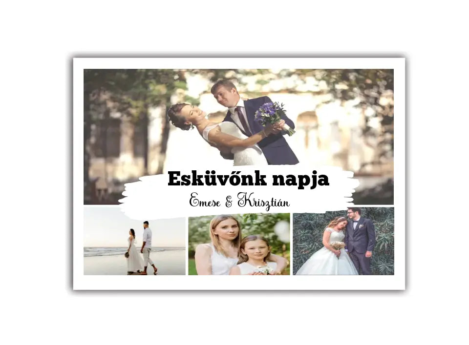 Esküvőnk 4 fényképpel