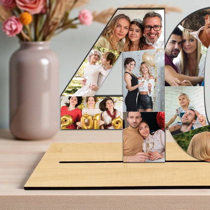 Születésnapi számos asztali dísz