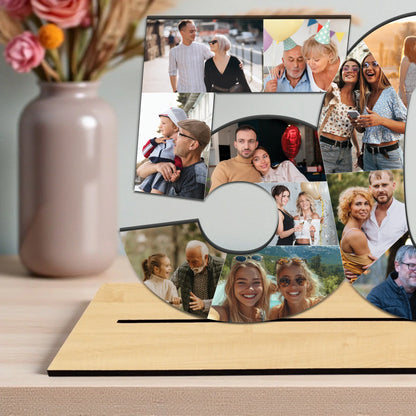 Születésnapi számos asztali dísz