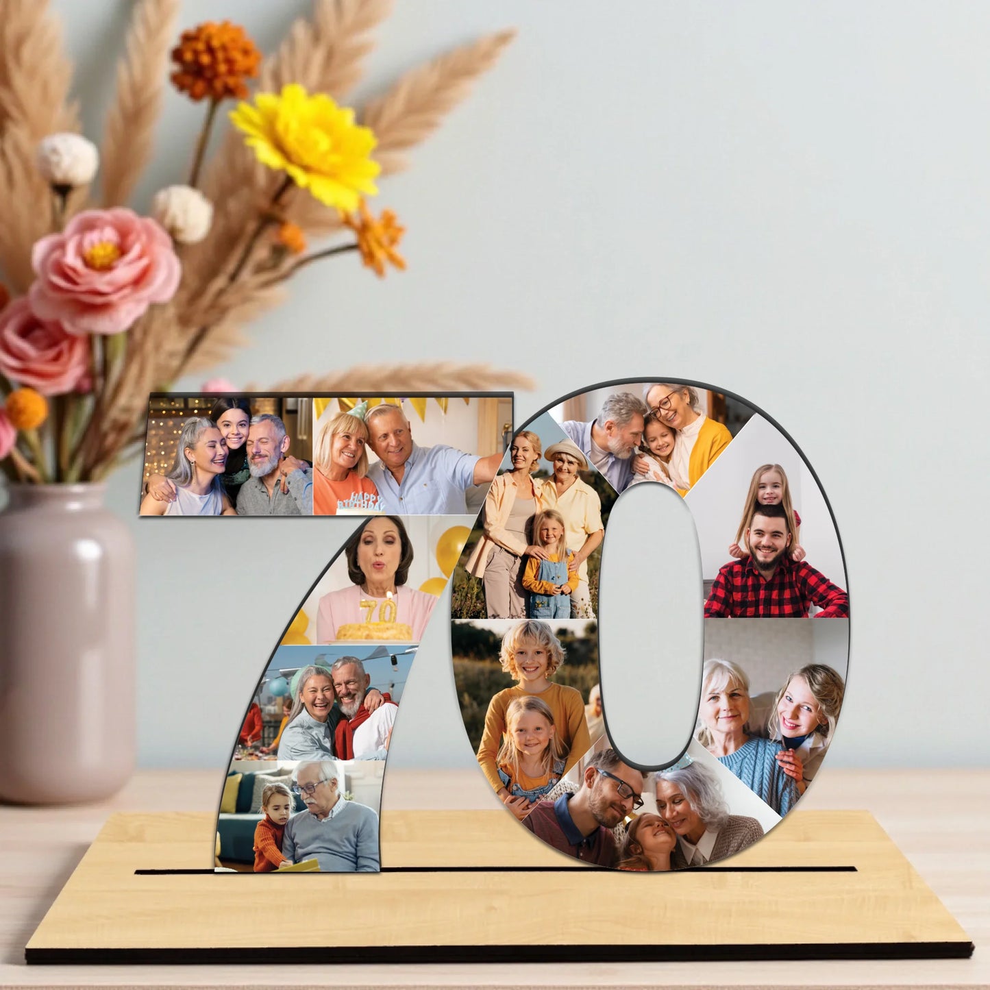 Születésnapi juhar asztali dísz