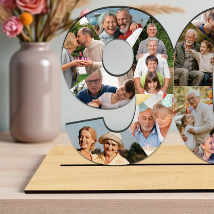 Születésnapi számos asztali dísz