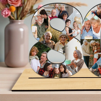 Születésnapi számos asztali dísz