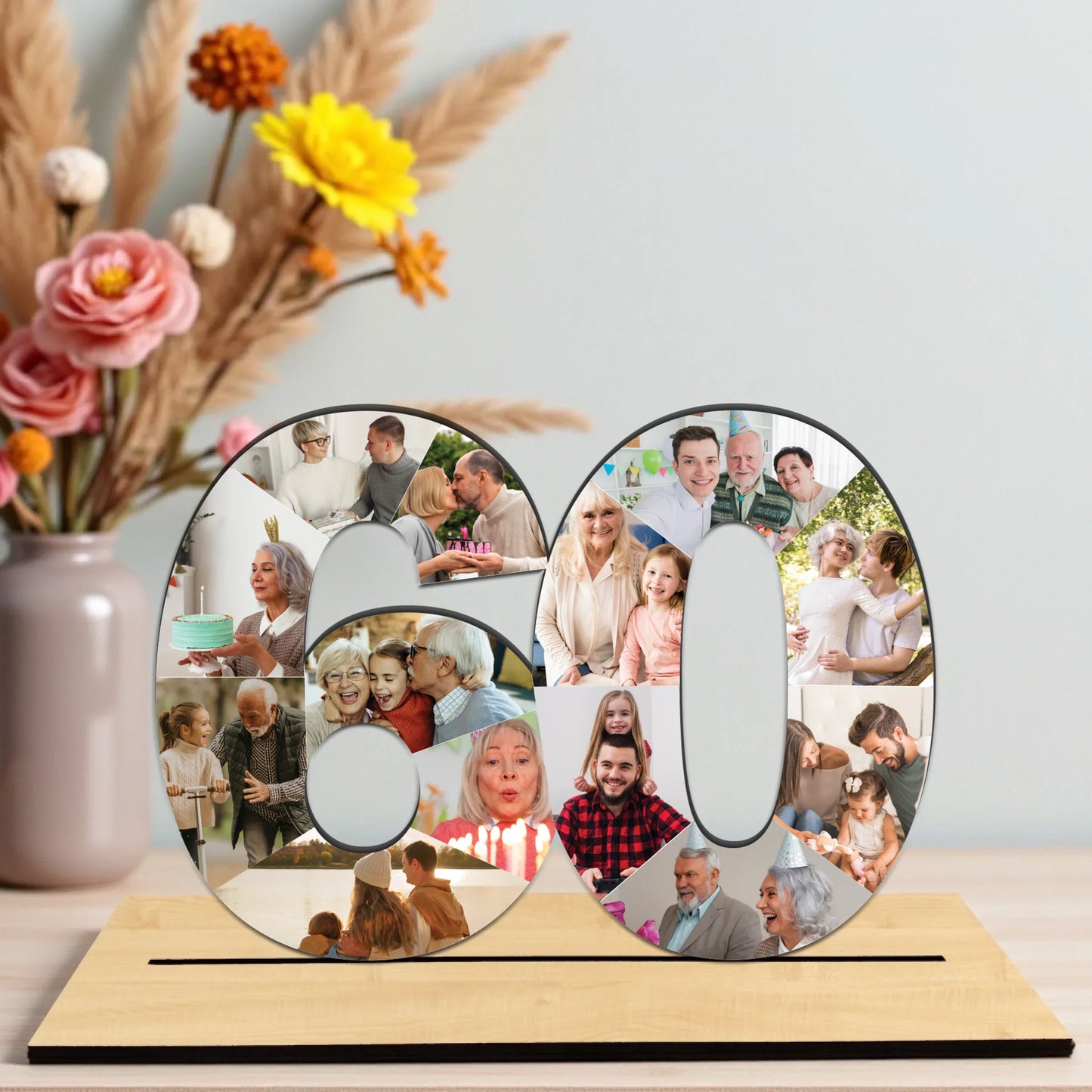 Születésnapi juhar asztali dísz