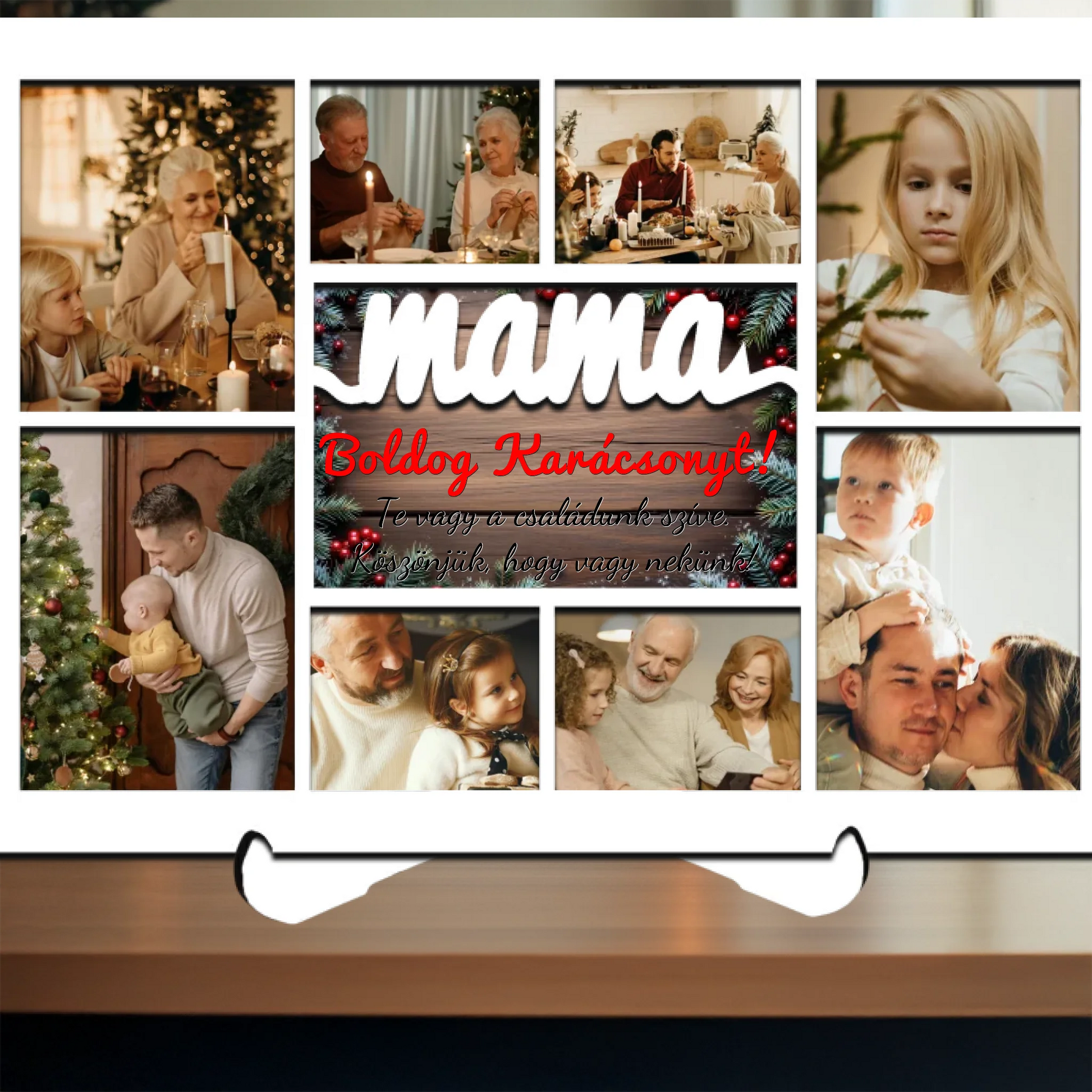 Karácsonyi asztali dísz