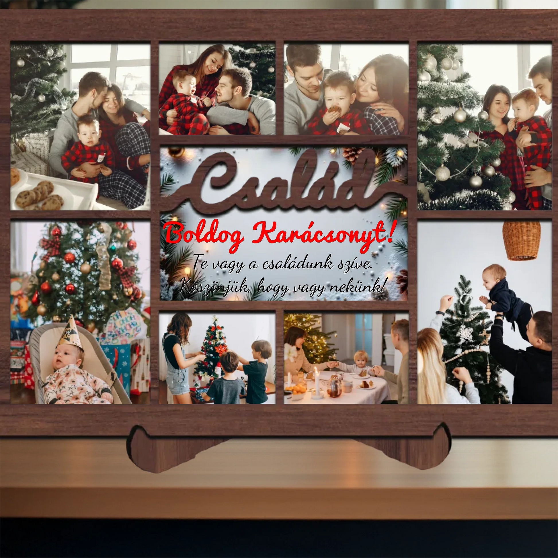 Karácsonyi asztali dísz