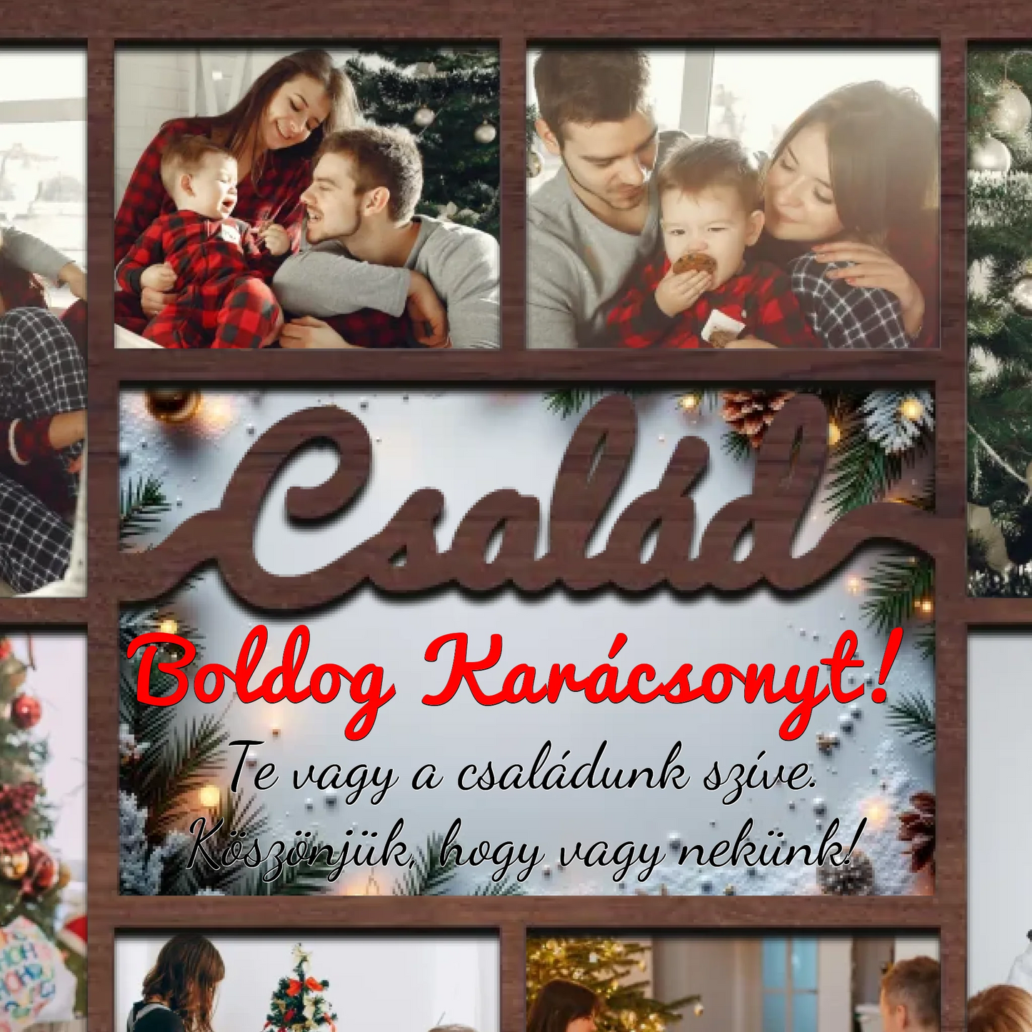 Karácsonyi asztali dísz