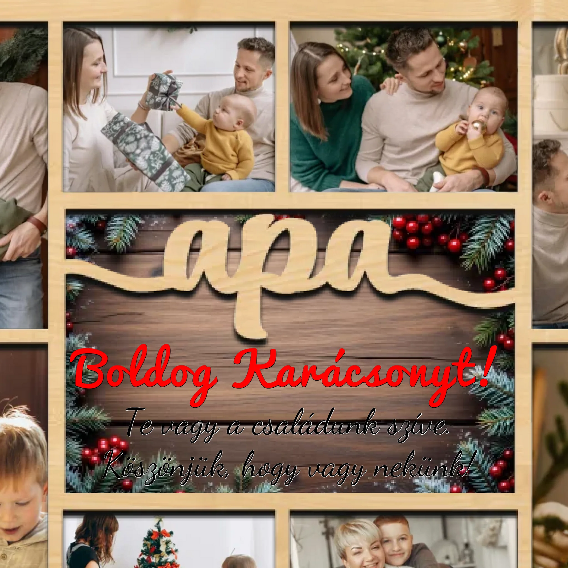 Karácsonyi asztali dísz