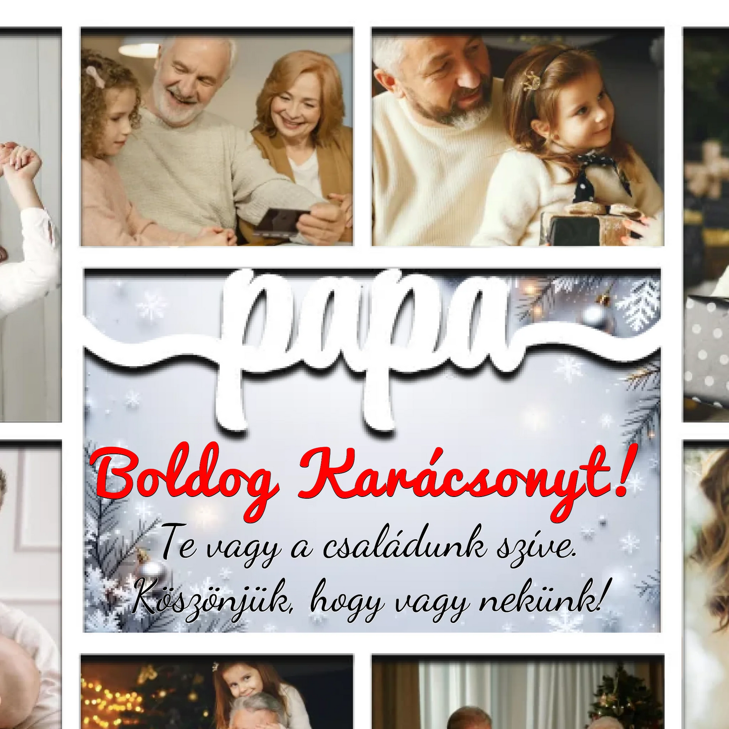 Karácsonyi asztali dísz