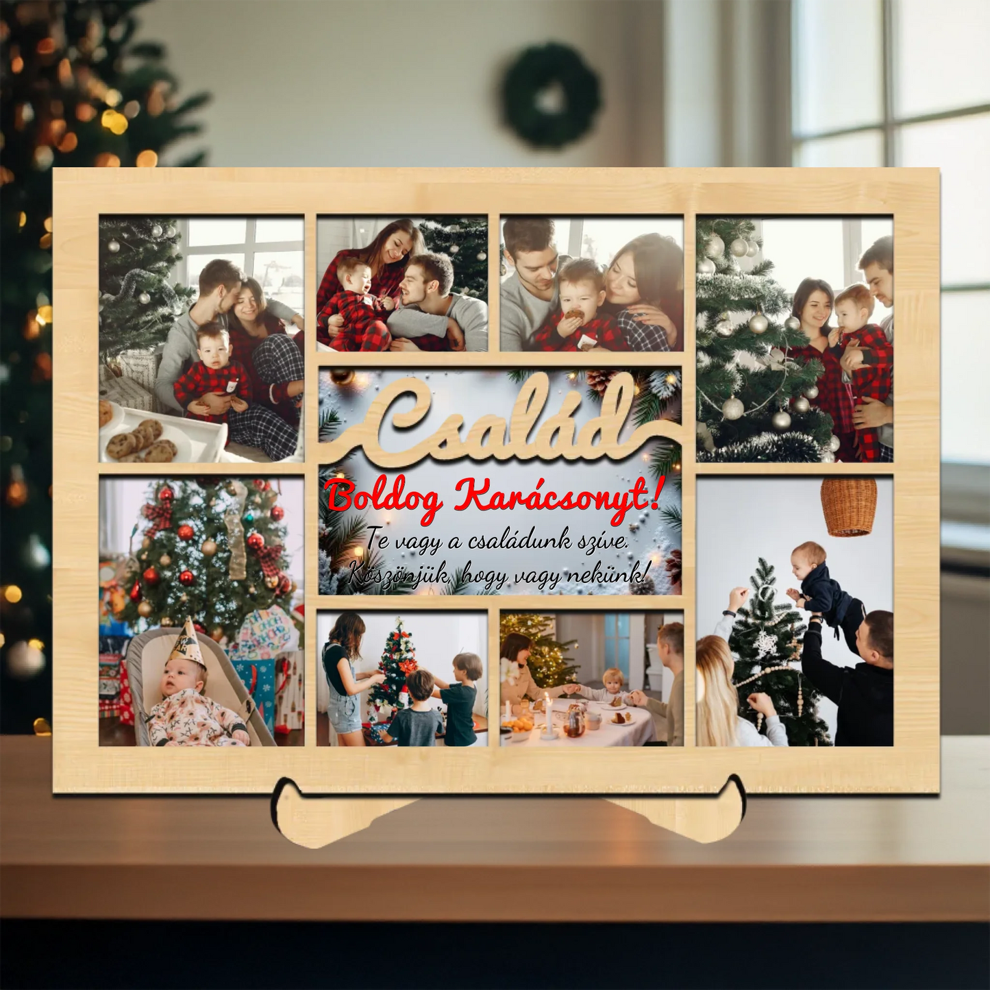 Karácsonyi asztali dísz