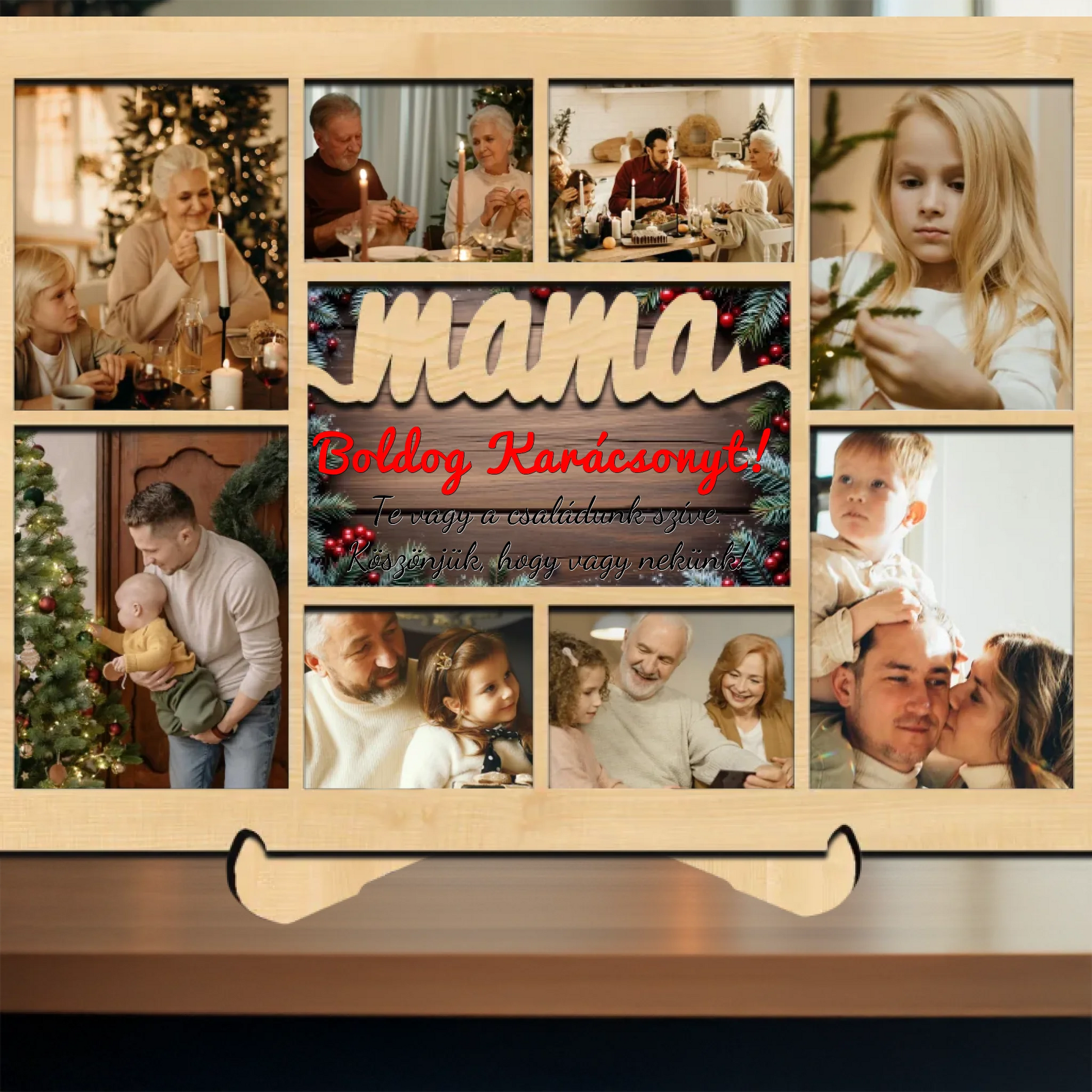 Karácsonyi asztali dísz