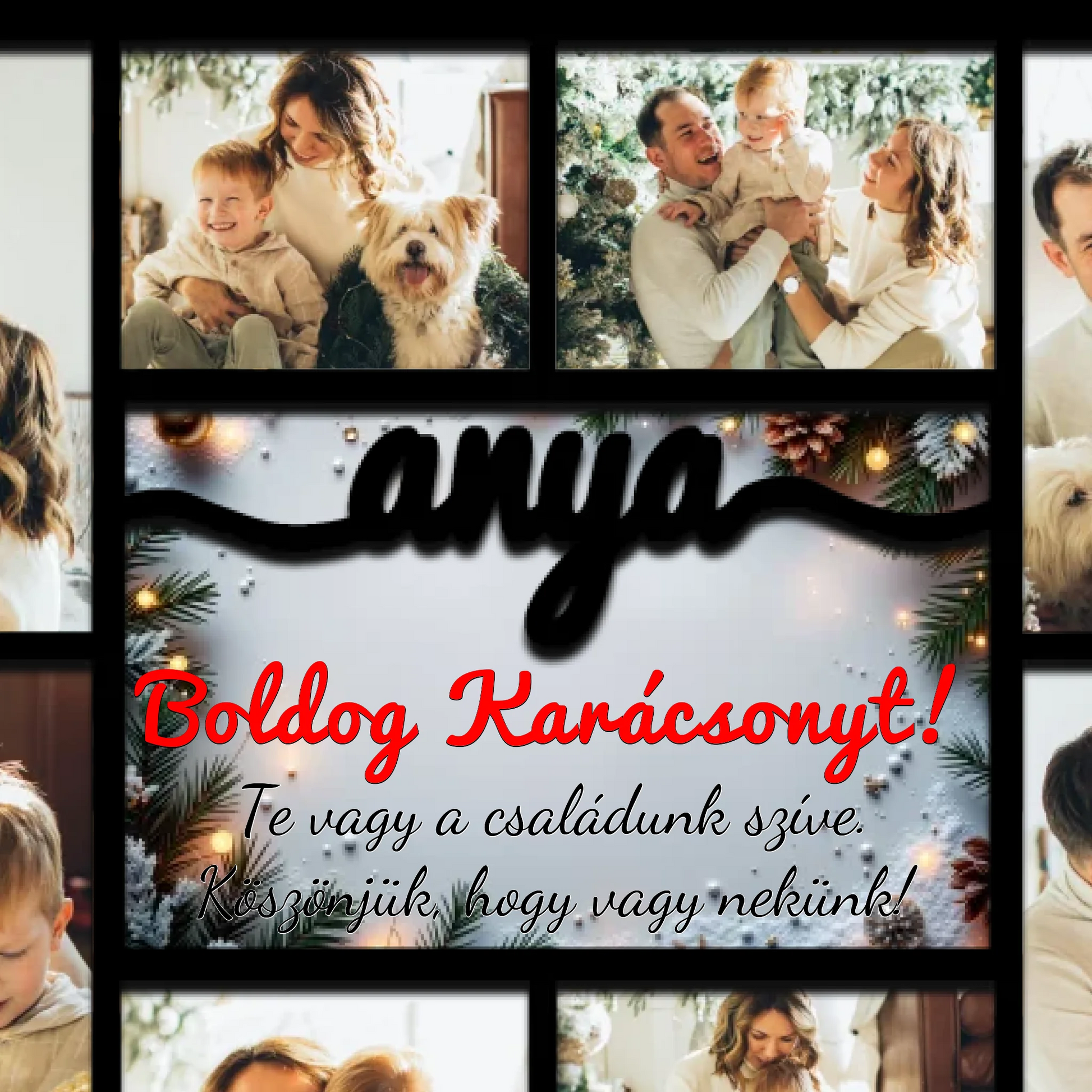 Karácsonyi asztali dísz