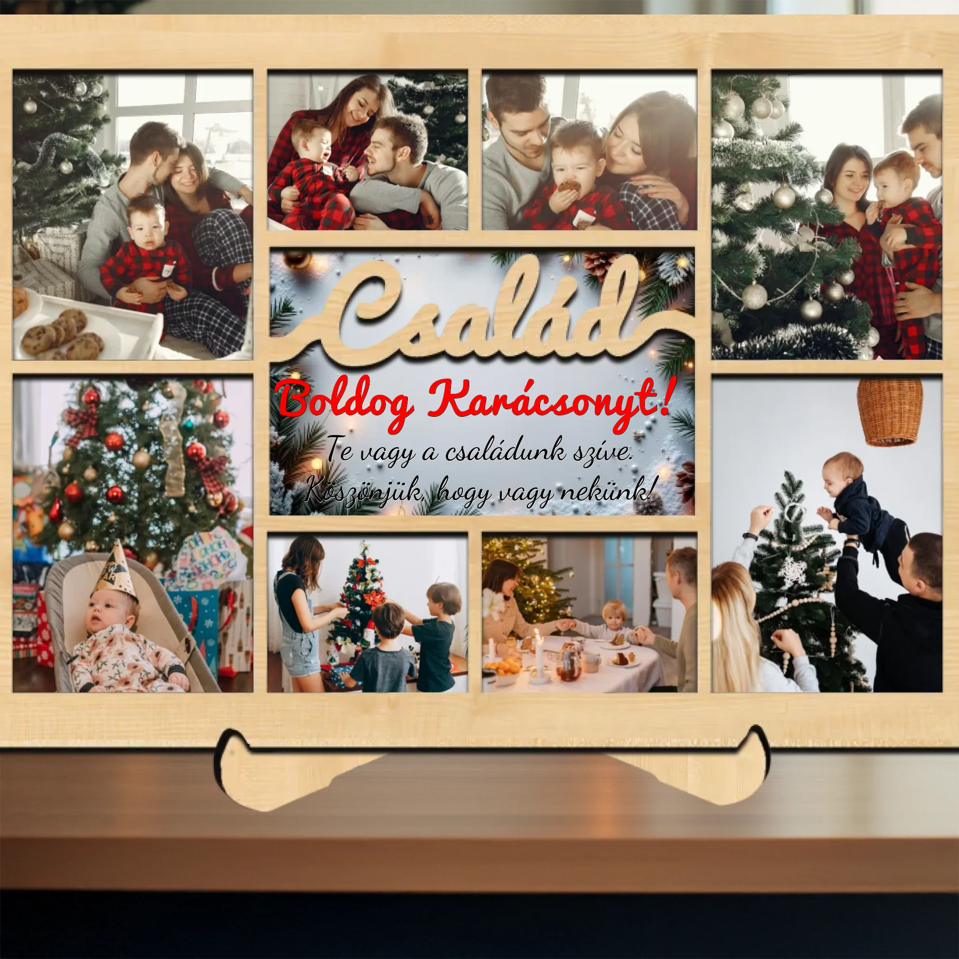 Karácsonyi asztali dísz