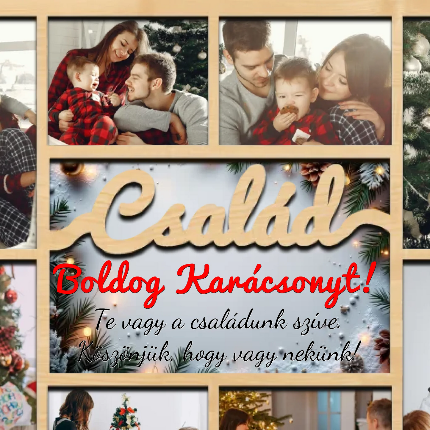 Karácsonyi asztali dísz