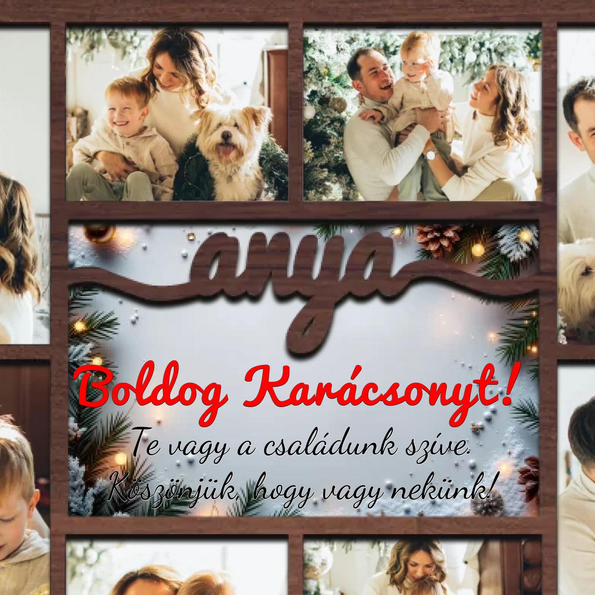 Karácsonyi asztali dísz