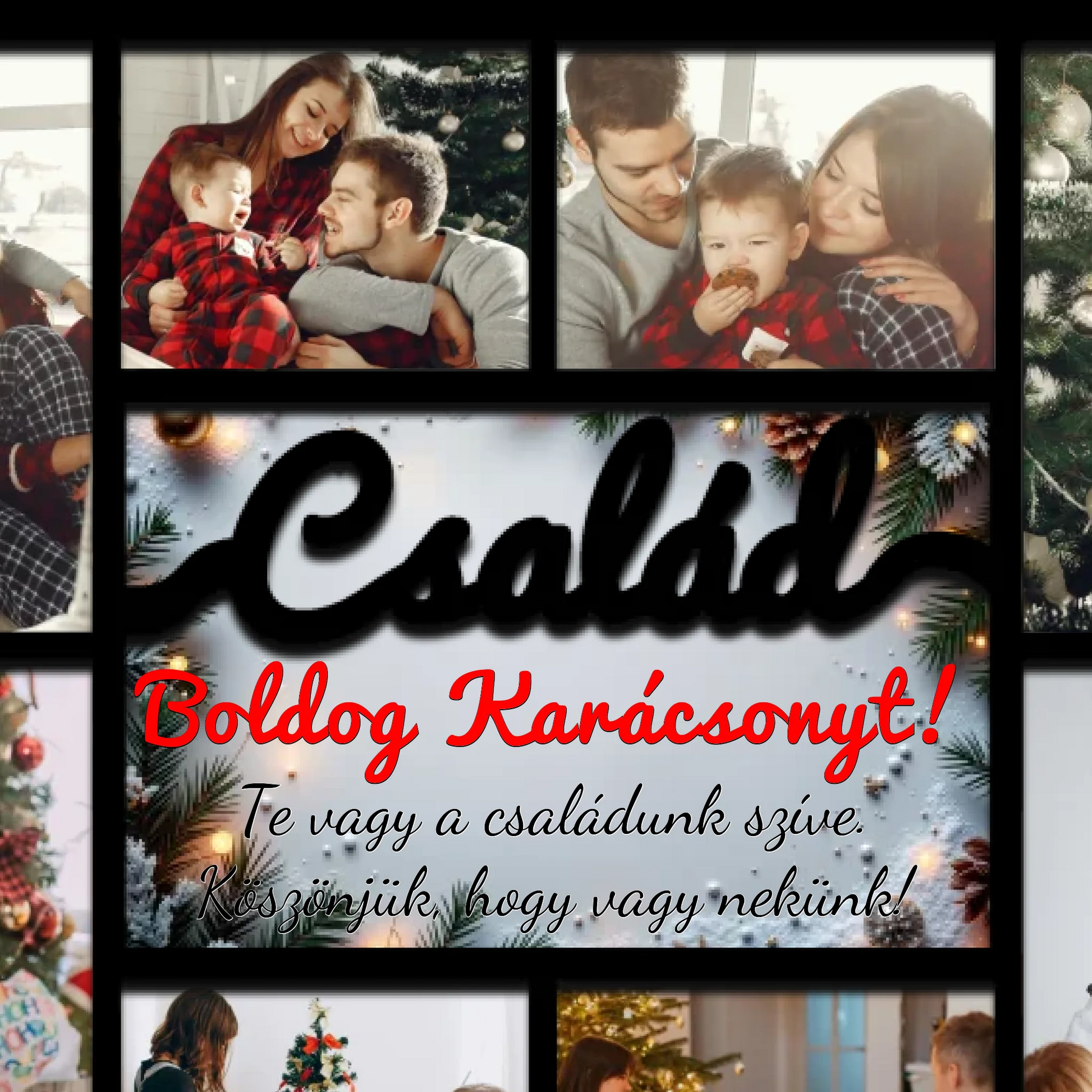 Karácsonyi asztali dísz