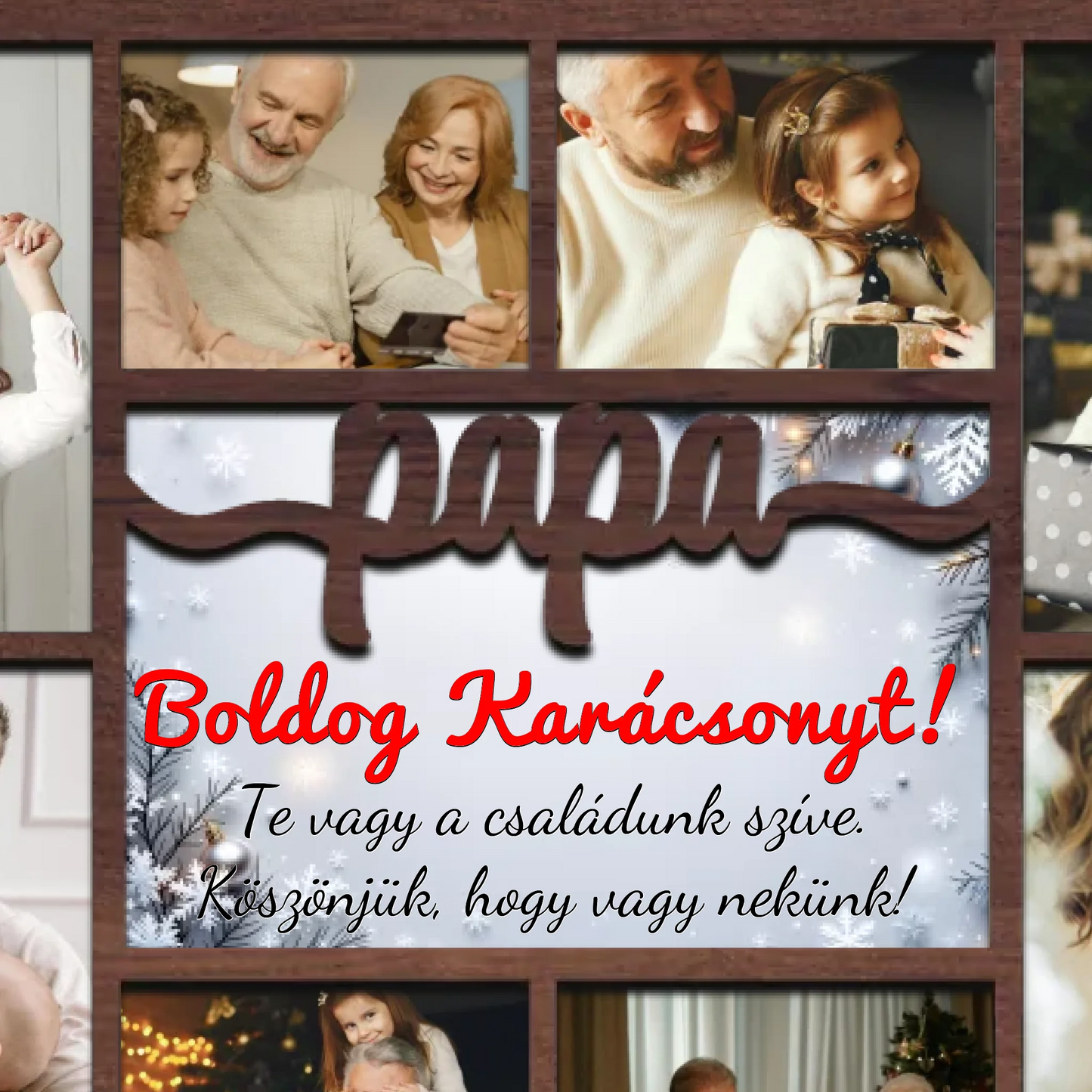 Karácsonyi asztali dísz