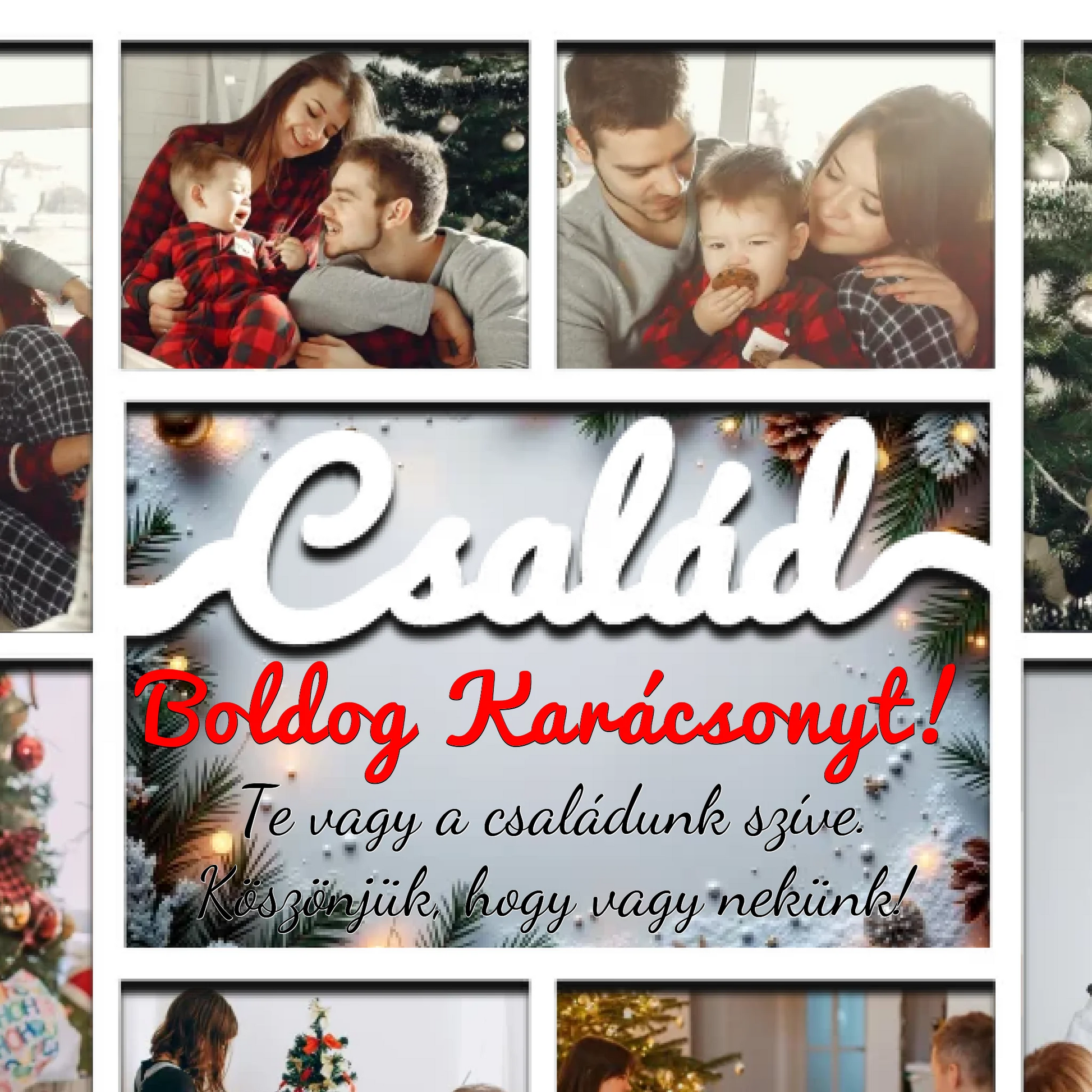 Karácsonyi asztali dísz