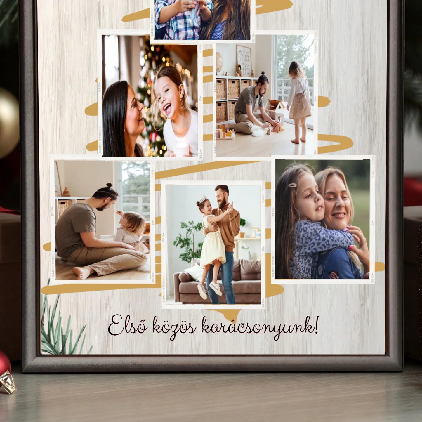 Karácsonyi fekete nagyon  nagyit alul