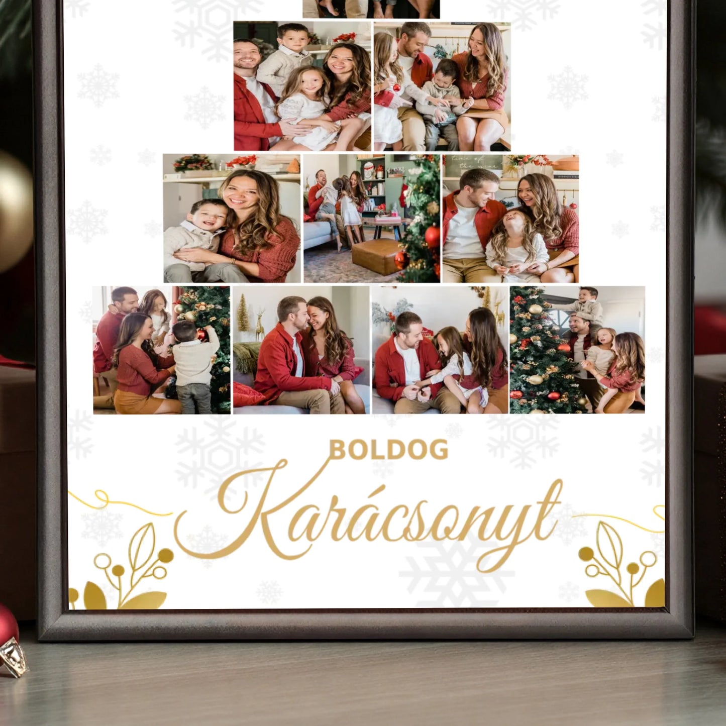 Karácsonyi fekete nagyon  nagyit alul