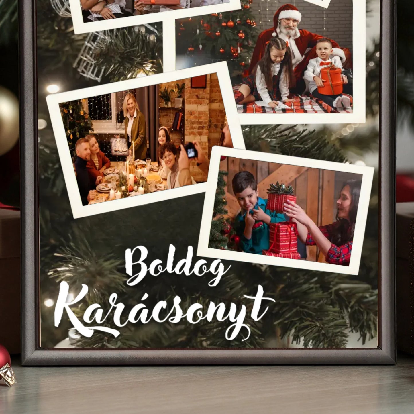 Karácsonyi fekete nagyon  nagyit alul