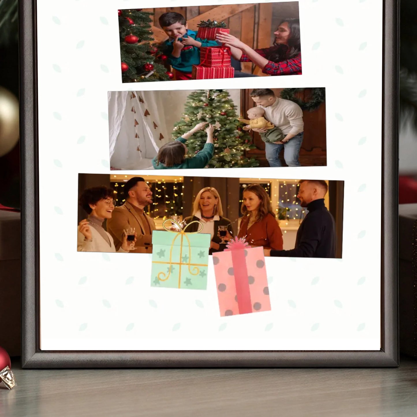 Karácsonyi fekete nagyon  nagyit alul