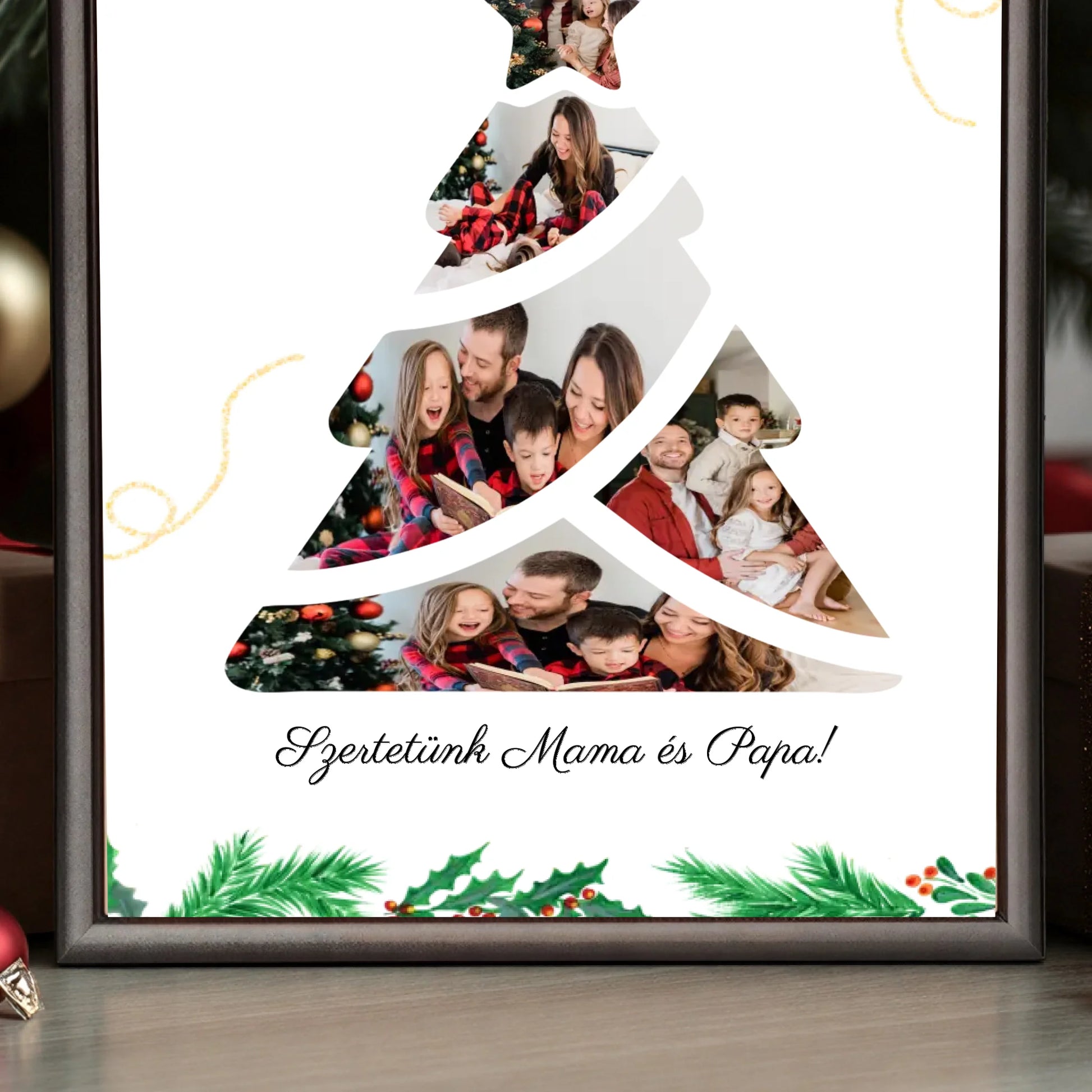 Karácsonyi fekete nagyon  nagyit alul