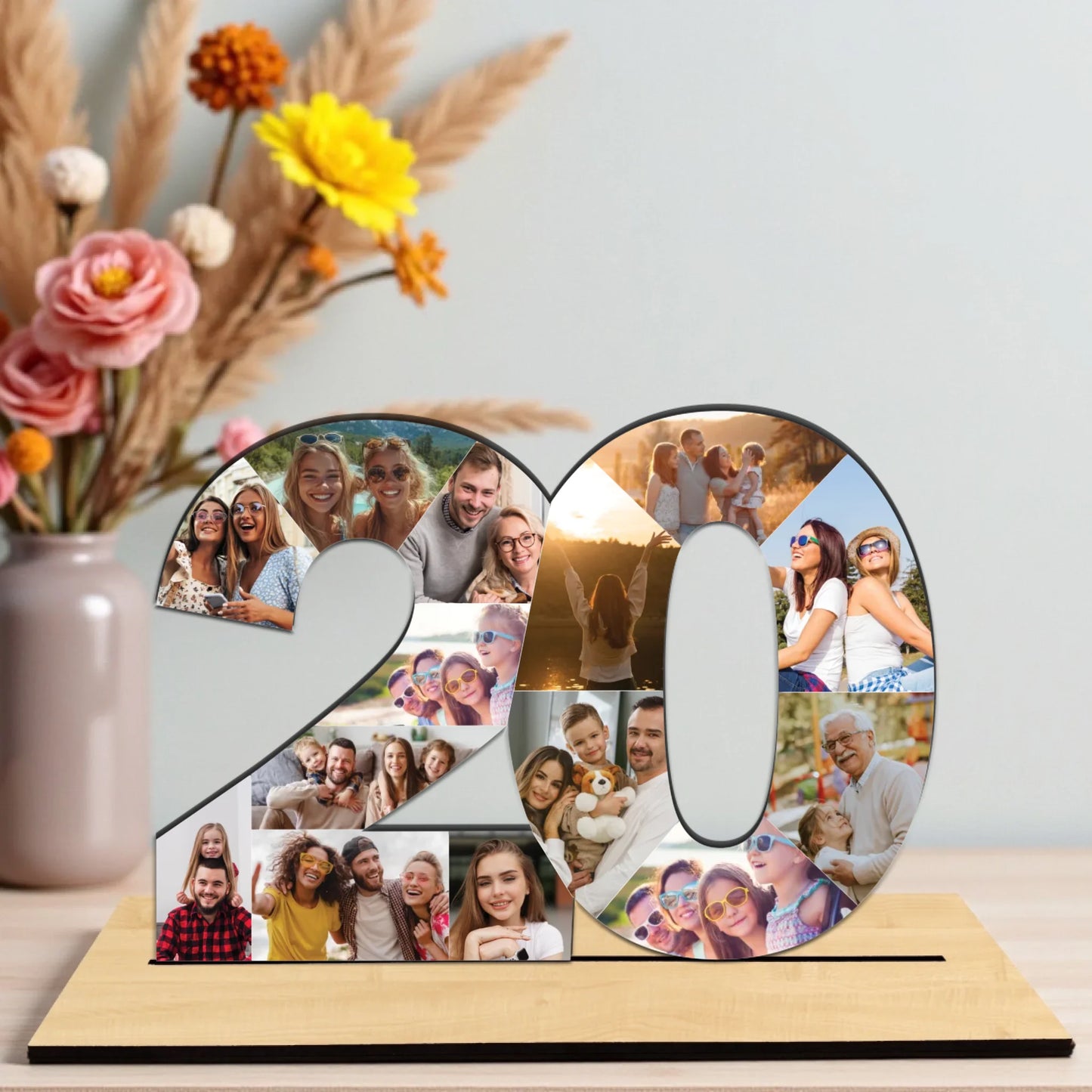 Születésnapi juhar asztali dísz