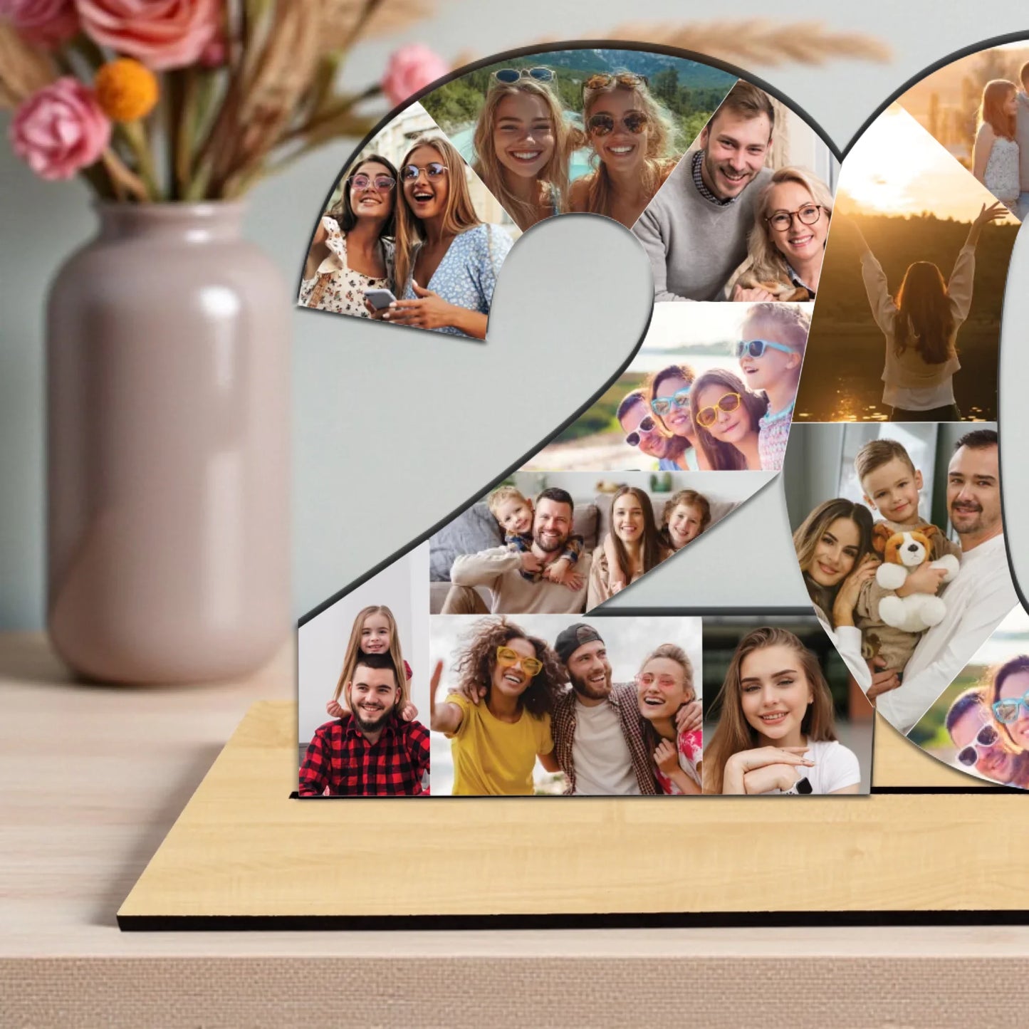 Születésnapi számos asztali dísz