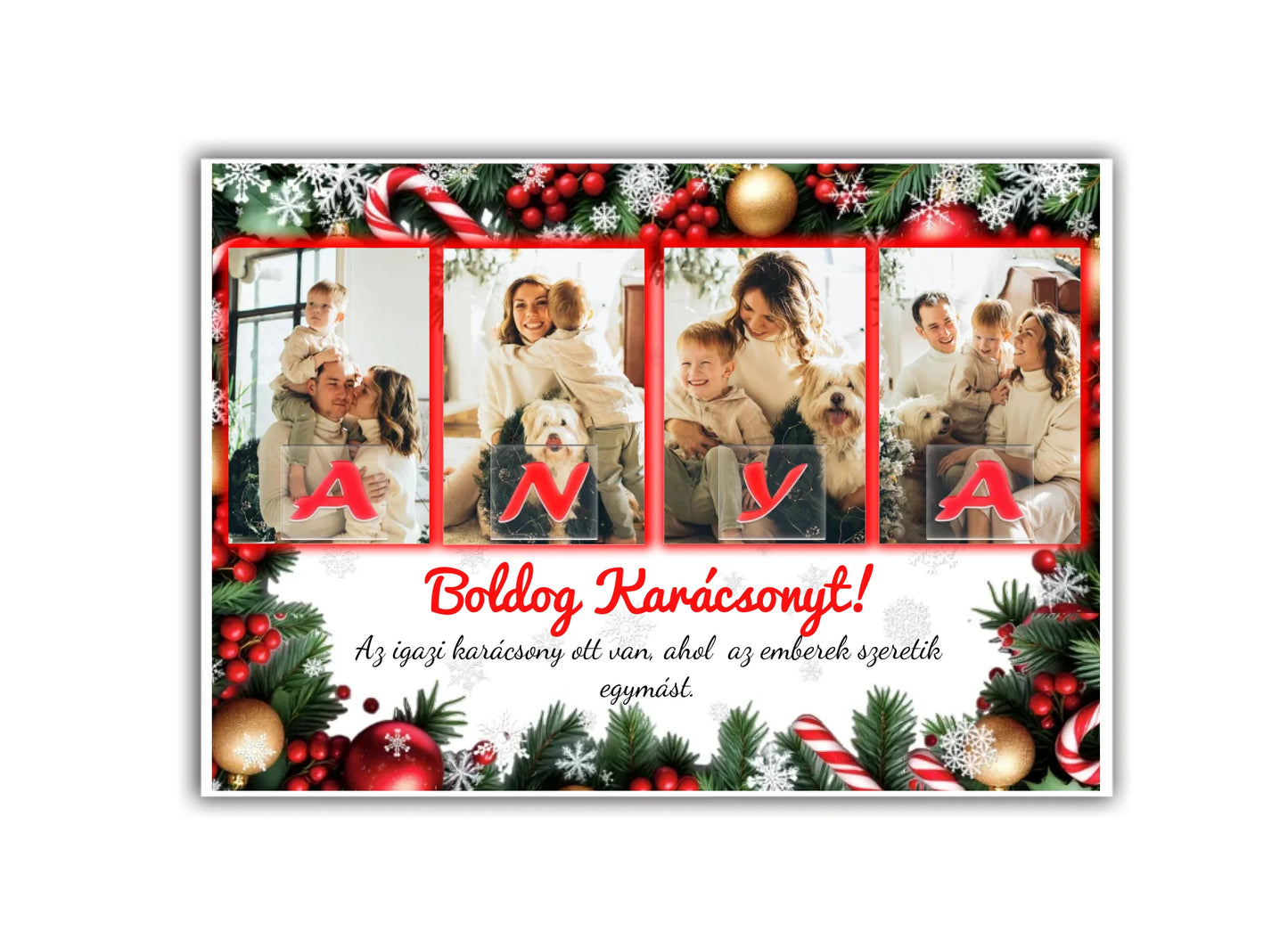Anya fotókollázs Karácsonyi különkiadás