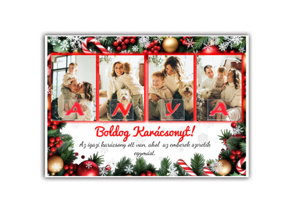 Anya fotókollázs Karácsonyi különkiadás