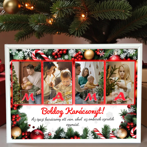 Mama fotókollázs Karácsonyi különkiadás