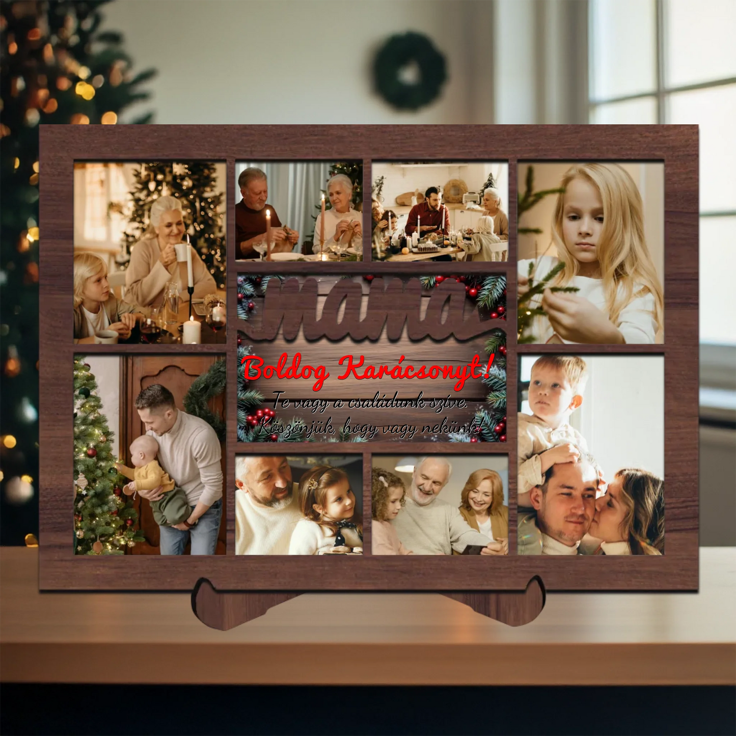 Karácsonyi asztali dísz