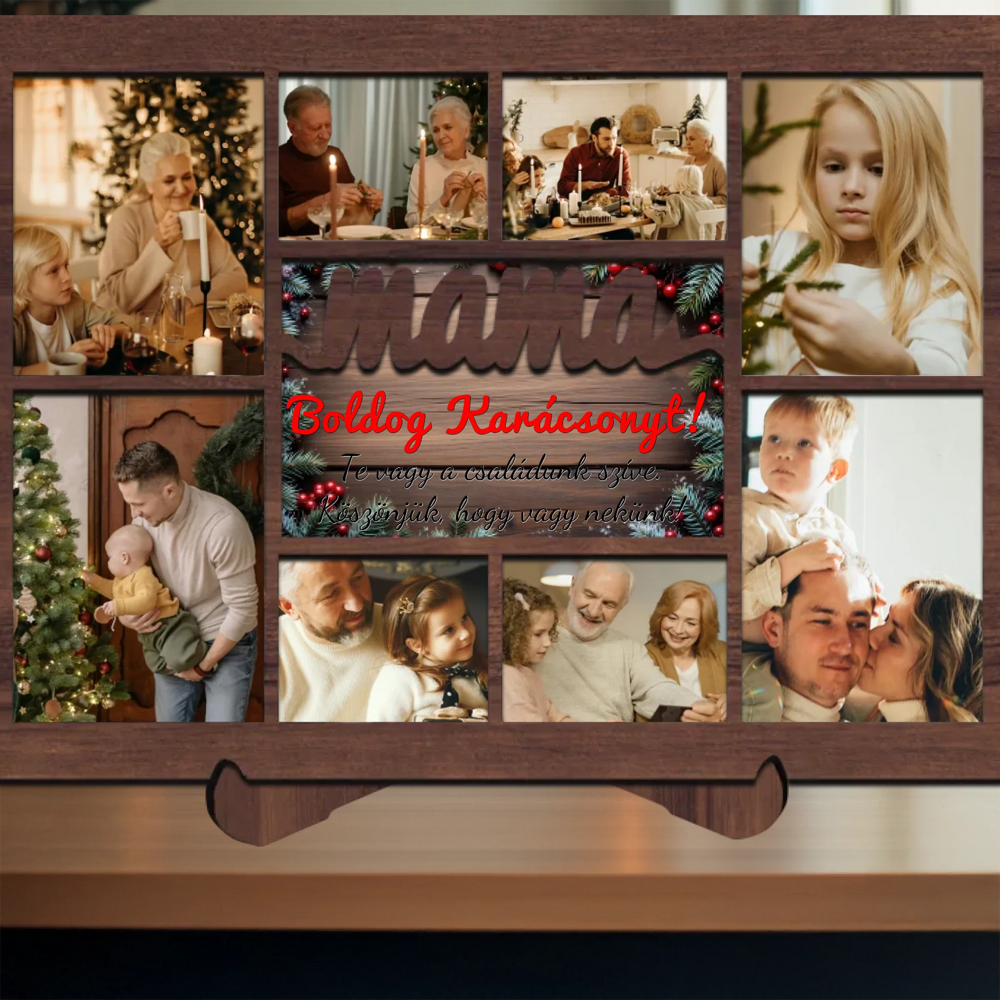 Karácsonyi asztali dísz