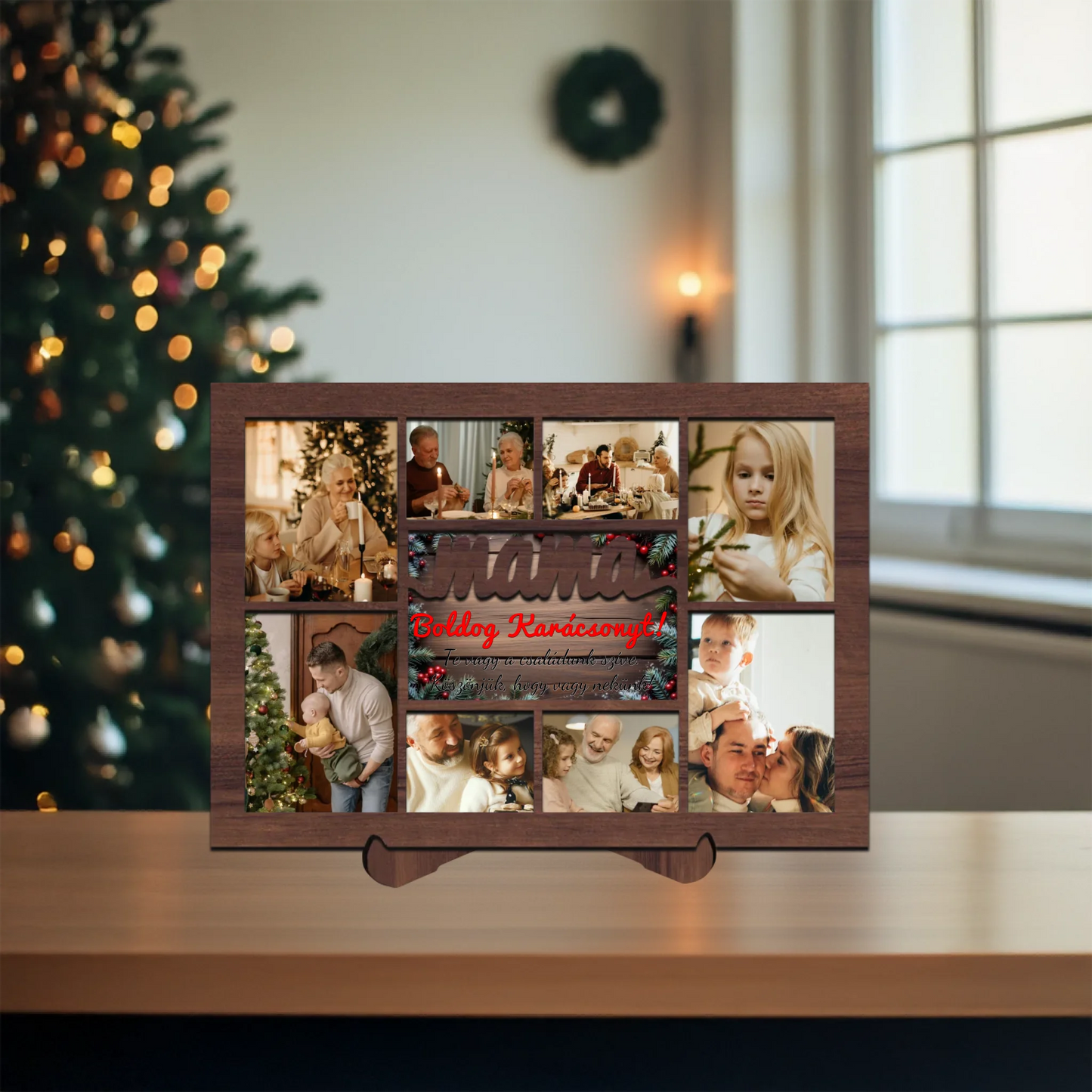 Karácsonyi asztali dísz