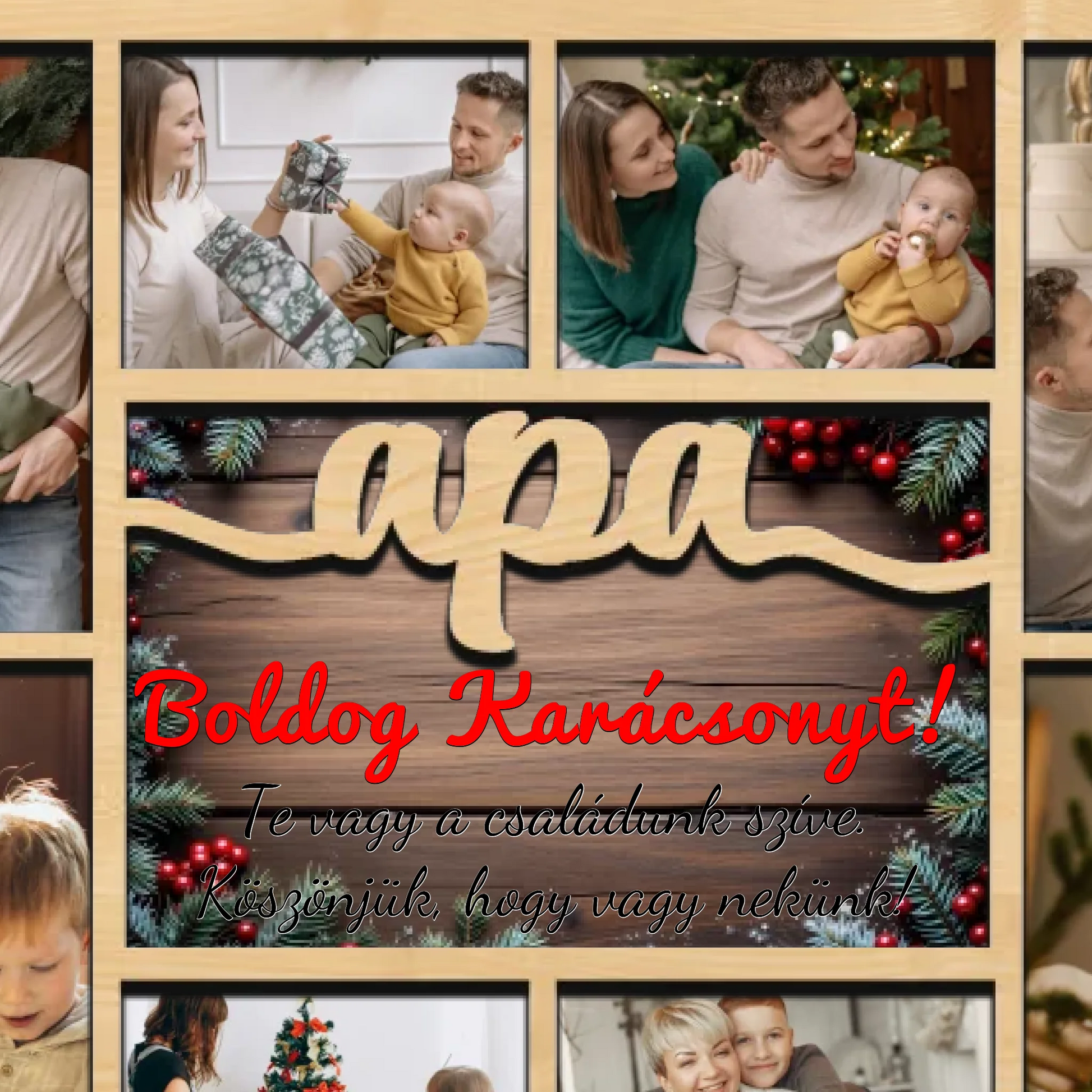 Karácsonyi asztali dísz