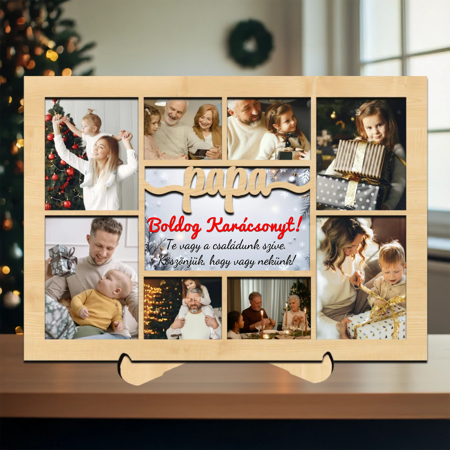 Karácsonyi asztali dísz